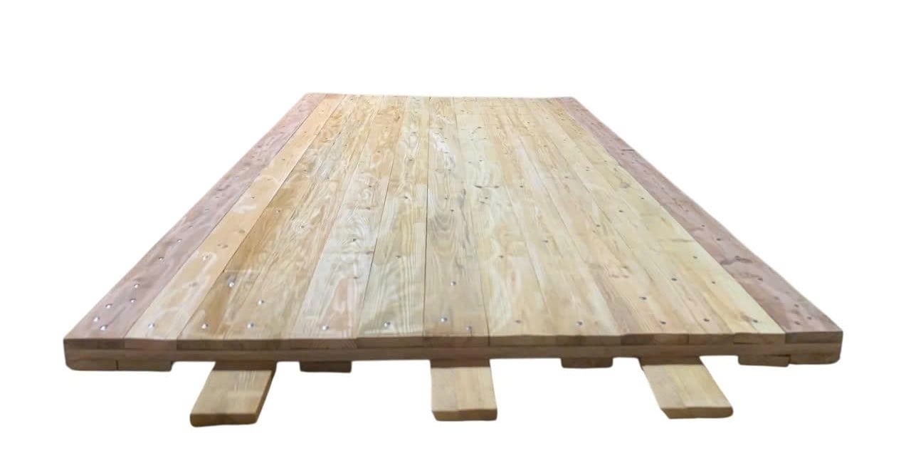 Hybrid Wood Access Mat with Fingers
